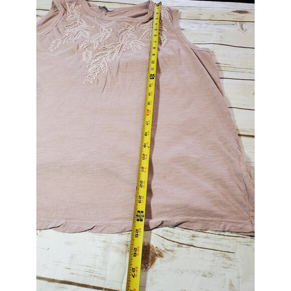 Lucky Brand‎ Womens 2X Peasant Top Boho EMBROIDERED Bohemian PLUS SIZE Pink - Picture 8 of 9